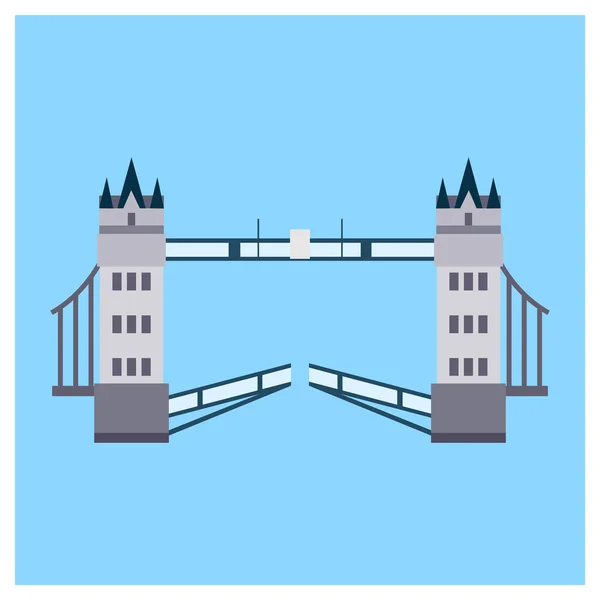 Tower Bridge a Londra — Vettoriale Stock