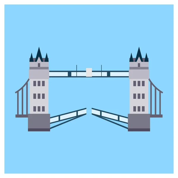 Puente torre en Londres — Archivo Imágenes Vectoriales