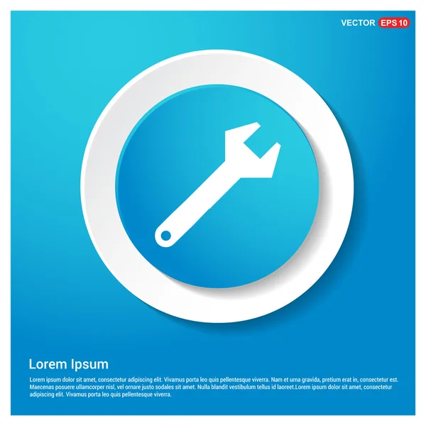 Llave icono Web — Vector de stock