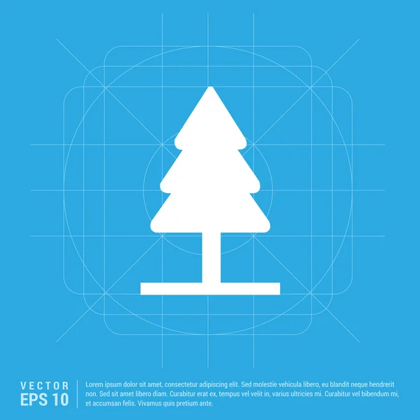 圣诞节树图标 — 图库矢量图片