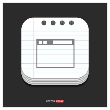 Uygulama pencere arayüzü simgesi