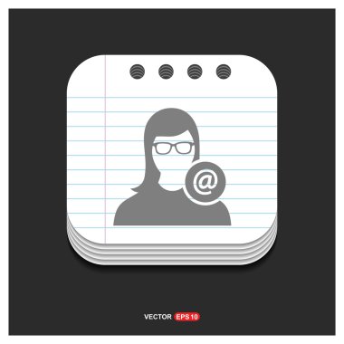 e-posta iletişim avatar simge