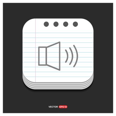 ses düzeyi simgesini