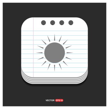 Güneş, güneş simgesi