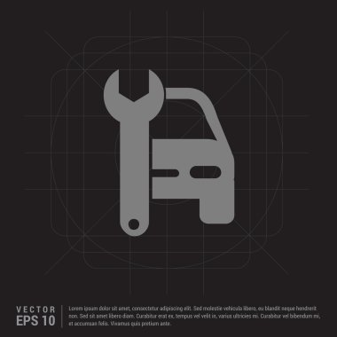 auto workshop icon clipart