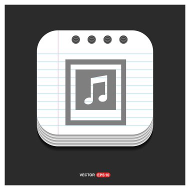 müzik notlar simgesi