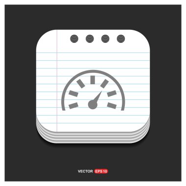 tıbbi mekanik tonometer simgesi