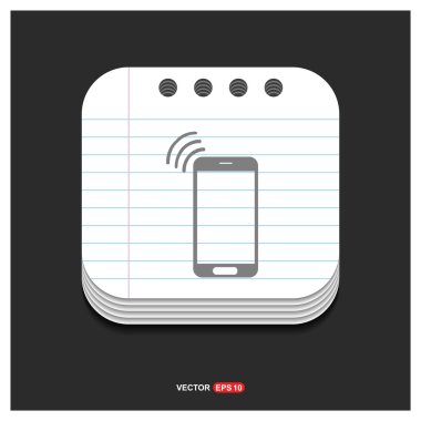 Modern smartphone simgesi