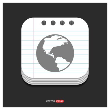 Dünya küre simgesi