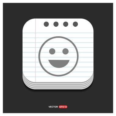 mutlu yüz smiley simgesi