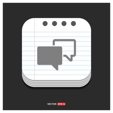 konuşma balonu simgesi