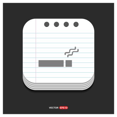 Duman ikonlu sigara. 