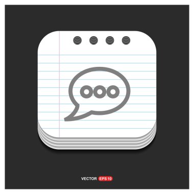 konuşma balonu simgesi