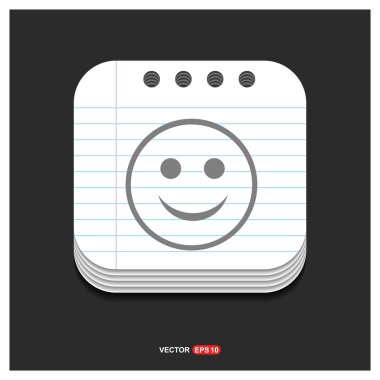 mutlu yüz smiley simgesi