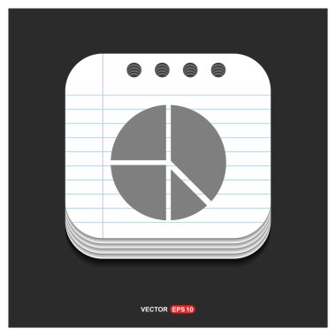 İlerleme grafik simgesi. 