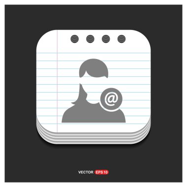 e-posta iletişim avatar simge