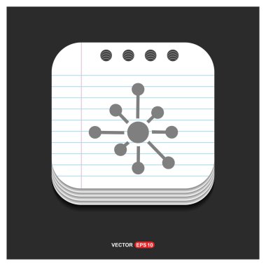 sosyal ağ simgesini