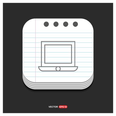 dizüstü bilgisayar simgesi