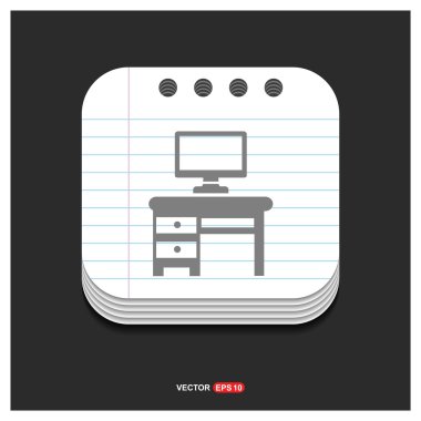 Ofis masası simgesi