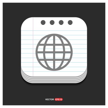 Dünya küre simgesi