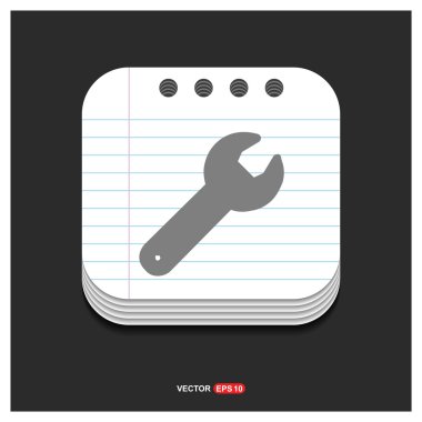 İngiliz anahtarı aracı simgesi