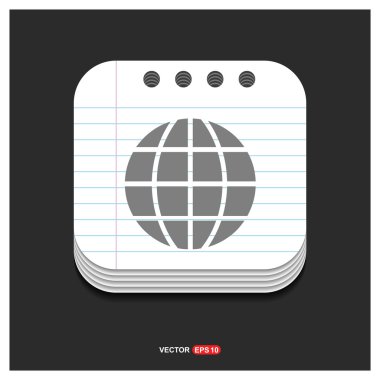 Dünya küre simgesi