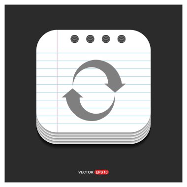 Yeniden yükle ok simgesi