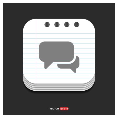 konuşma balonu simgesi