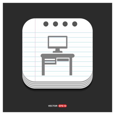 Ofis masası simgesi