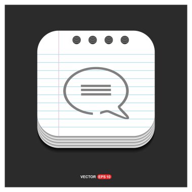 konuşma balonu simgesi