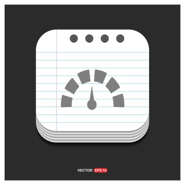 tıbbi mekanik tonometer simgesi