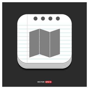 Kağıt harita simgesi