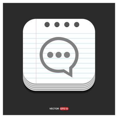 konuşma balonu simgesi