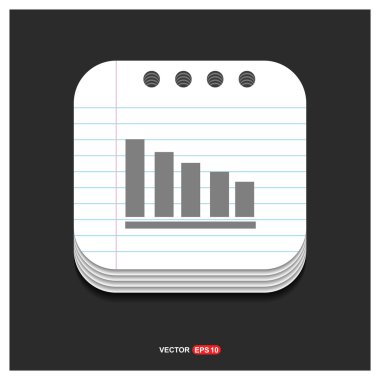 İlerleme grafik simgesi. 
