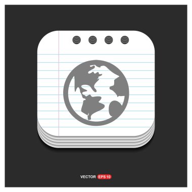 Dünya küre simgesi