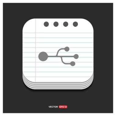 USB bağlantı simgesi