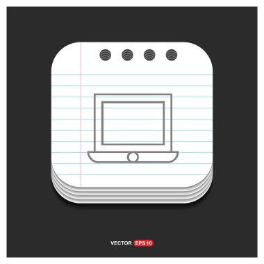 dizüstü bilgisayar simgesi