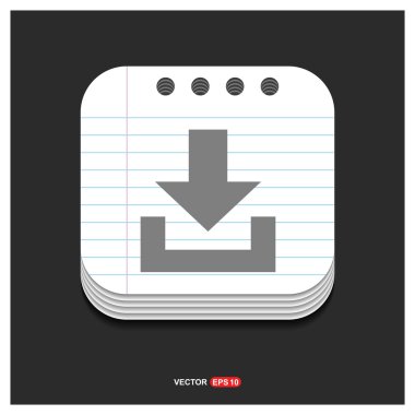 Web bulut bilgi işlem indir simgesi