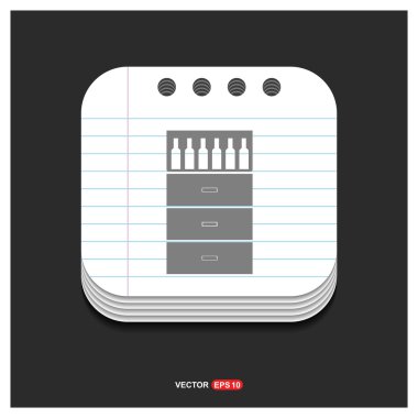 counter simge bar şişe