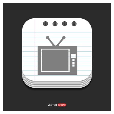 TV, televizyon simgesi