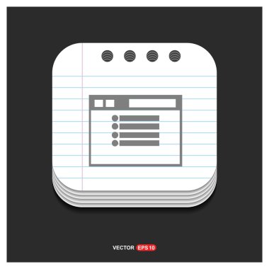 Uygulama pencere arayüzü simgesi