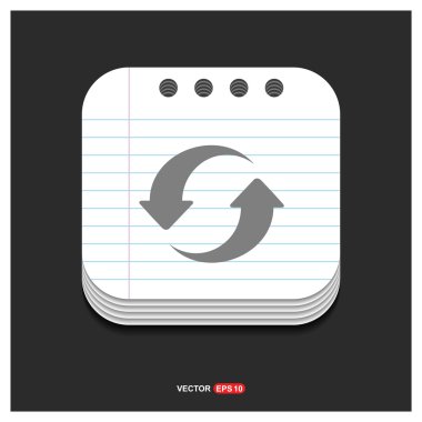 Yeniden yükle ok simgesi