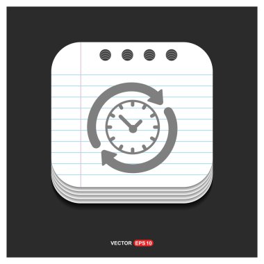 Saat simgesi. Saat simgesini