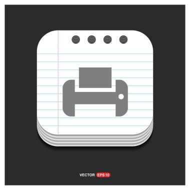 Yazıcı veya Faks simgesi