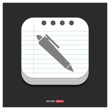 Düzenle, kurşun kalem simgesini