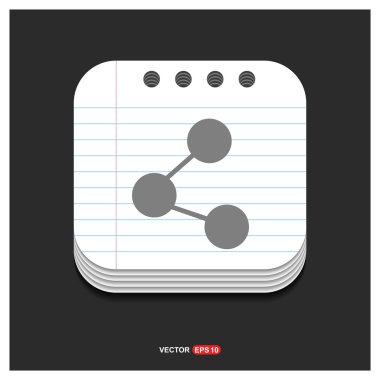 Paylaşım işareti simgesi