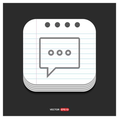 konuşma balonu simgesi