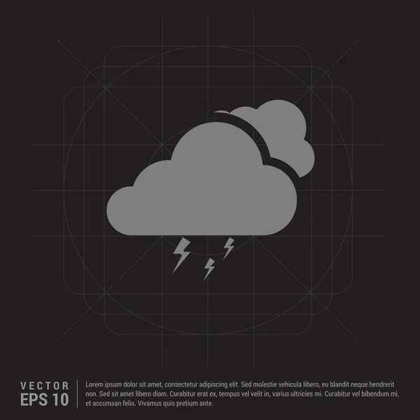 Icône web météo — Image vectorielle