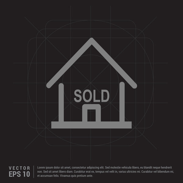 sold house icon