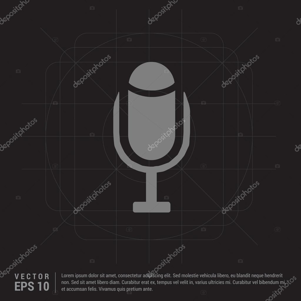 Pictogram microphone icon vector illustration